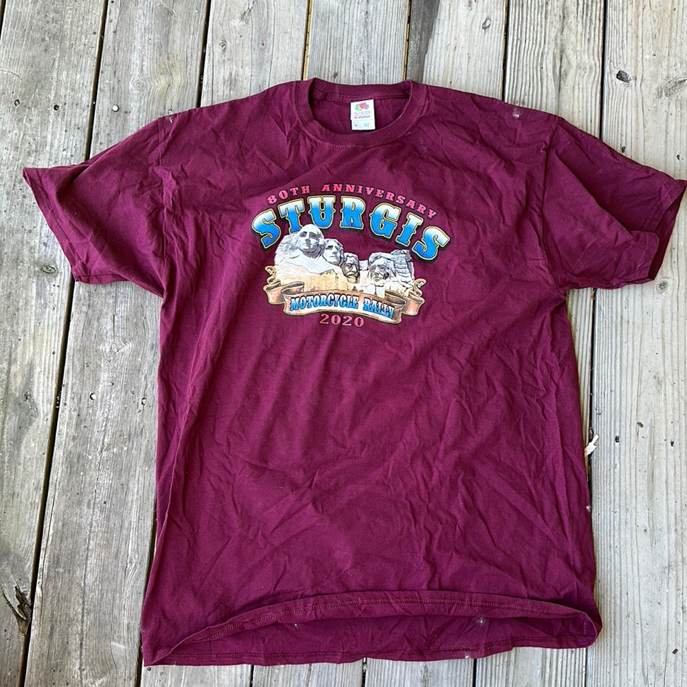 🏍️ 2020 Sturgis Motorcycle Rally Tee - 80th Anniversary